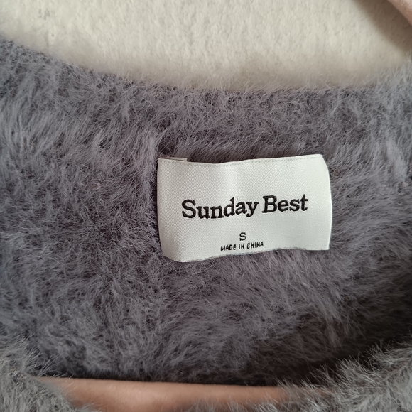 Aritzia Sunday Best Carmen Fuzzy Cardigan - Picture 6 of 9